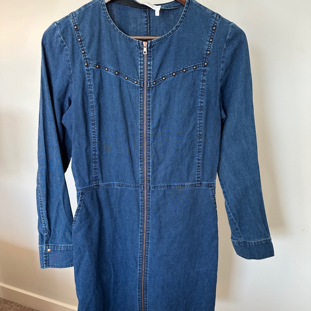 See By Chloe Stormy Night Denim Dress